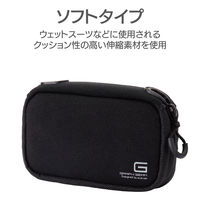 エレコム デジカメケース/ネオプレン/Mサイズ/ブラック DGB-062BK 1個