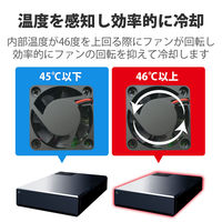 ロジテック HDDケース/3.5HDD/USB3.0/ファン付き LHR-EJU3F 1個