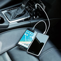 エレコム 車載充電器(5.4A・巻取りType-C&USB) MPA-CCC05BK 1個