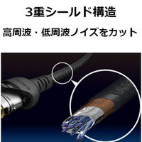 HDMIケーブル 1ｍ 4K/Ultra HD対応 PremiumHDMIケーブル ブラック DH-HDP14E10BK エレコム 1個