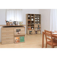 アイリスオーヤマ Collanシリーズ フリーラック ナチュラル 幅590×奥行409×高さ836mm CFR-9060 1台（直送品）