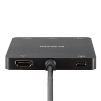 USBハブ 3.1(Gen1)PD対応 Type-C バスパワー ドッキングステーション ブラック U3HC-DC03BBK エレコム 1個
