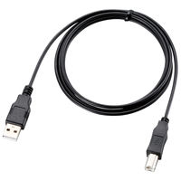 エレコム エコUSB2.0ケーブル/A-Bタイプ/エコ/1.5m/ブラック U2C-JB15BK 1個