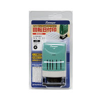 シヤチハタ 回転日付印 欧文日付 3号 赤 XNDB-3/H-R