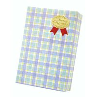 ササガワ クリスマス ギフトシール MC 赤 22-4054 1冊（100片）