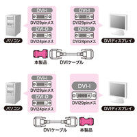 【処分品】サンワサプライ DVIアダプタ（DVI-DVI） AD-DV05K 1個（直送品）