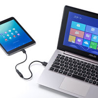 サンワサプライ Type C USB2.0microB変換アダプタケーブル AD-USB25CMCB 1本