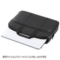 サンワサプライ PCインナーバッグ 15.6インチワイド対応 ブラック BAG-INA4LN 1個（直送品）