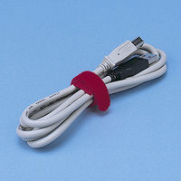 サンワサプライ ケーブルタイ(面ファスナー) CA-MF2SETN 1セット(4色、4本入)