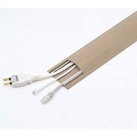 サンワサプライ ケーブルカバー(ライトブラウン) CA-R70LBR 1個