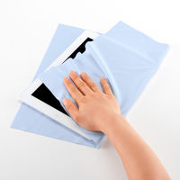 サンワサプライ マイクロファイバークリーニングクロス CD-CC13BL 1個