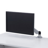 モニターアーム　ディスプレイアーム　1画面　シングル　27インチ対応　10kgまで　クランプ式　CR-LA1005N　サンワサプライ　1台（直送品）