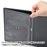 サンワサプライ DVDトールケース（1枚収納） クリア DVD-TN1-10C 1セット（10枚入り）（直送品）