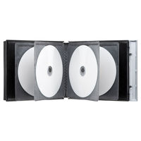 サンワサプライ ブルーレイディスク対応ポータブルハードケース(8枚収納・ブラック) FCD-JKBD8BK 1個