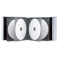 サンワサプライ ブルーレイディスク対応ポータブルハードケース(8枚収納・ホワイト) FCD-JKBD8W 1個