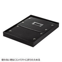 サンワサプライ 組み立て式DVD BOX （ブラック） FCD-MT4BK 1個（直送品）