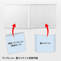 サンワサプライ DVD・CDケース（ホワイト） FCD-PN30W 1セット（30枚入り）（直送品）