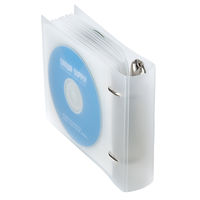 サンワサプライ リングファイルケース(24枚収納・クリア) FCD-RG24CLN 1セット(2個入)