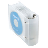 サンワサプライ リングファイルケース(36枚収納・クリア) FCD-RG36CLN 1セット(2個入)