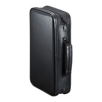 サンワサプライ ブルーレイディスク対応セミハードケース(96枚収納・ブラック) FCD-WLBD96BK 1個