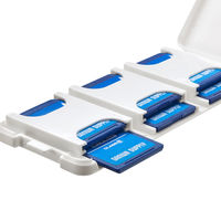 サンワサプライ SDカードケース(6枚収納・ホワイト) FC-MMC23SDW 1個