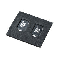 サンワサプライ アルミメモリーカードケース（CFカード用・両面収納タイプ） FC-MMC5CFN 1個（直送品）