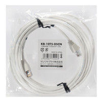 サンワサプライ UTPエンハンスドカテゴリ5ハイグレード単線クロスケーブル スタンダードタイプ 5m ホワイト KB-10T5-05CN（直送品）