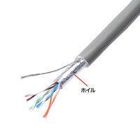 サンワサプライ 簡易屋外用エンハンスドカテゴリ5ケーブルのみ 300m ライトグレーカラー KB-AD5-CB300N（直送品）