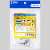 サンワサプライ CAT6JIS対応RJ-45モジュール LA-FP-MJ6 1個