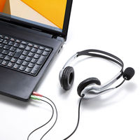 サンワサプライ マルチメディアPCヘッドセット MM-HS507NCN 1個