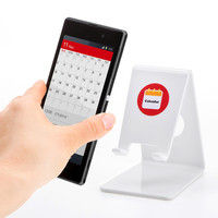 サンワサプライ NFCタグ用インクジェットラベル（18枚入り） MM-NFCLB 1個（直送品）