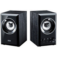 サンワサプライ 木製2chマルチメディアスピーカー MM-SPWD2BKN 1個（直送品）