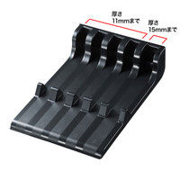 サンワサプライ スマートフォン・タブレット用スタンド（5台収納タイプ） PDA-STN10BK 1個（直送品）