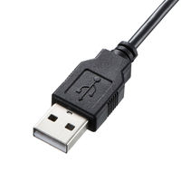 有線キーボード　メンブレン　USB2.0ハブ 2ポート内蔵　スタンダード　ブラック　SKB-SL21UHBK　サンワサプライ　1個