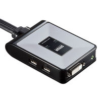 サンワサプライ ディスプレイエミュレーション対応DVIパソコン自動切替器(2:1) SW-KVM2DUN 1個