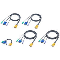 サンワサプライ パソコン自動切替器(4:1) SW-KVM4LPN 1個