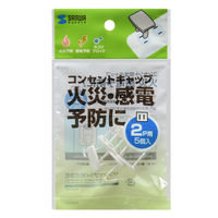 サンワサプライ コンセント安全キャップ TAP-CAP2P5 1個（直送品）