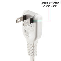サンワサプライ 電源延長コード TAP-EX2103 1個（直送品）
