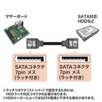 サンワサプライ SATA3ラウンドケーブル（0.5m） TK-SATARK-05 1個（直送品）