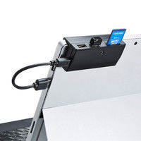 サンワサプライ タブレット用ハブ付カードリーダー USB-2HS202BK 1個（直送品）