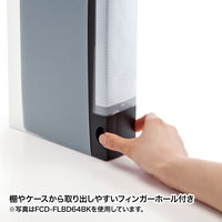 サンワサプライ ブルーレイディスク対応ファイルケース(32枚収納・ブラック) FCD-FLBD32BK 1個