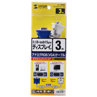 サンワサプライ スリムディスプレイケーブル KC-VM3K 1本
