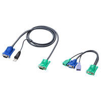 サンワサプライ パソコン自動切替器（2:1） SW-KVM2LUN 1個（直送品）