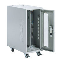 サンワサプライ 簡易防塵ハブボックス（2U） MR-FAHBOX2U 幅246×奥行465×高さ600mm 1台（直送品）