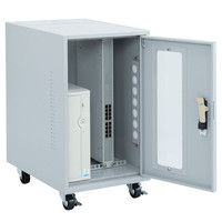 サンワサプライ 簡易防塵ハブボックス（4U） MR-FAHBOX4U 幅335×奥行465×高さ600mm 1台（直送品）