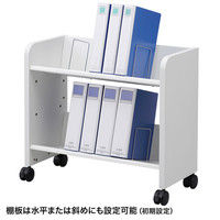 サンワサプライ 高耐荷重ファイルワゴン WG-302 幅700×奥行335×高さ633mm 1台（直送品）