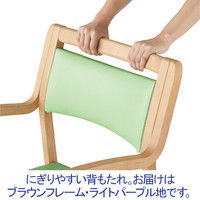 【軒先渡し】コイズミ　ポケットコイルチェア　ウォルナット／ライトパープル G-K2-WT-1460 1脚（直送品）