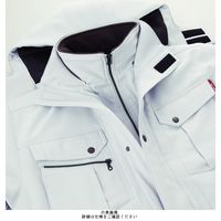 クロダルマ 防寒ジャンパー シルバー 5L 54732ー40ー5L 1枚（直送品）