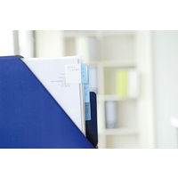 コクヨ クリヤーホルダー用ラベル<KaTaSu> ふせんタイプM青 タ-CH12B 1セット(200シート:10シート×20パック)