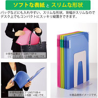 コクヨ クリヤーホルダーブック<モッテ> (固定式)A4縦 紫6ポケット フ-LM5710V-6 1セット(1冊×10)